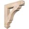 Ekena Millwork Olympic Arts & Crafts Smooth Bracket, Douglas Fir, 3 1/2"W x 20"D x 20"H BKT04X20X20OLY03SDF - alternate 1